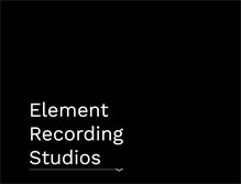 Tablet Screenshot of elementrecordingstudios.com